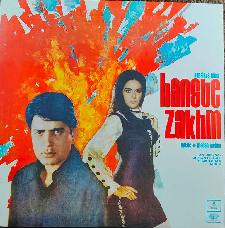 Hanste Zakhm (1972) Madan Mohan Pre-Owned Vinyl, 12" Odeon LP Record