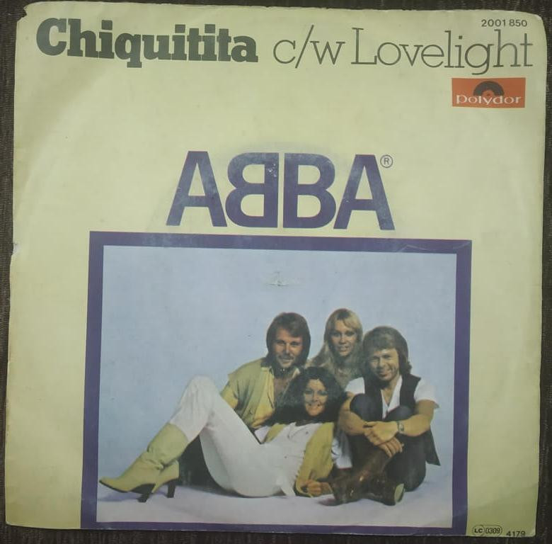 Abba - Chiquitita C W Lovelight (1979) Benny Andersson & Björn Ulvaeus Pre-Owned Vinyl, 7" Polydor SP Record