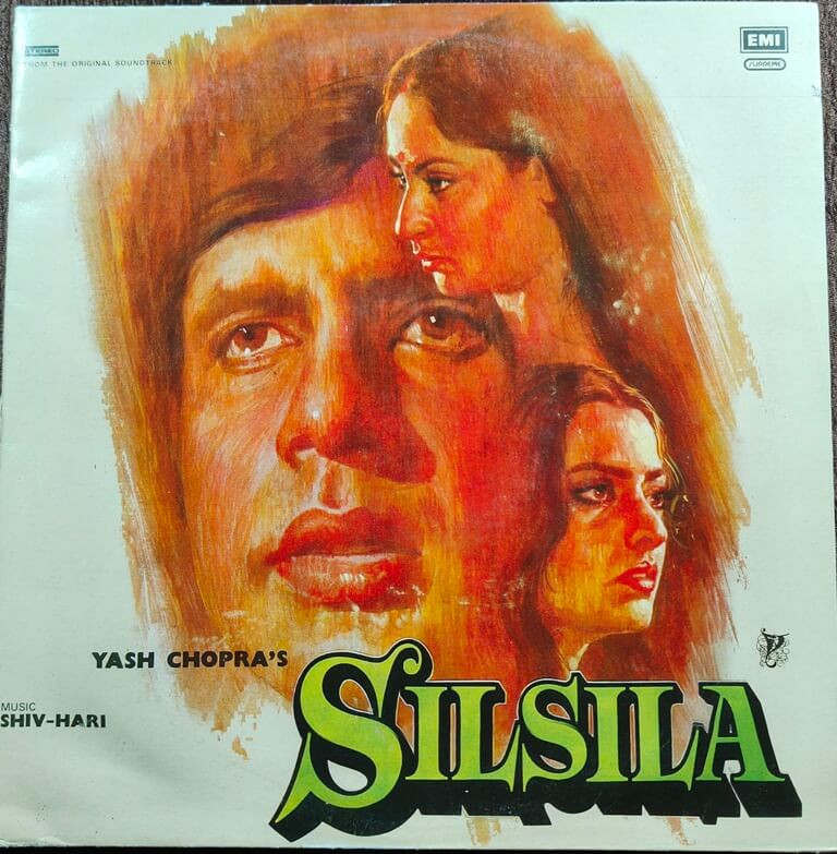 Silsila(1981) Shiv-Hari Pre-Owned Vinyl, 12" His Master's Voice Original LP Record Gatefold Jacket