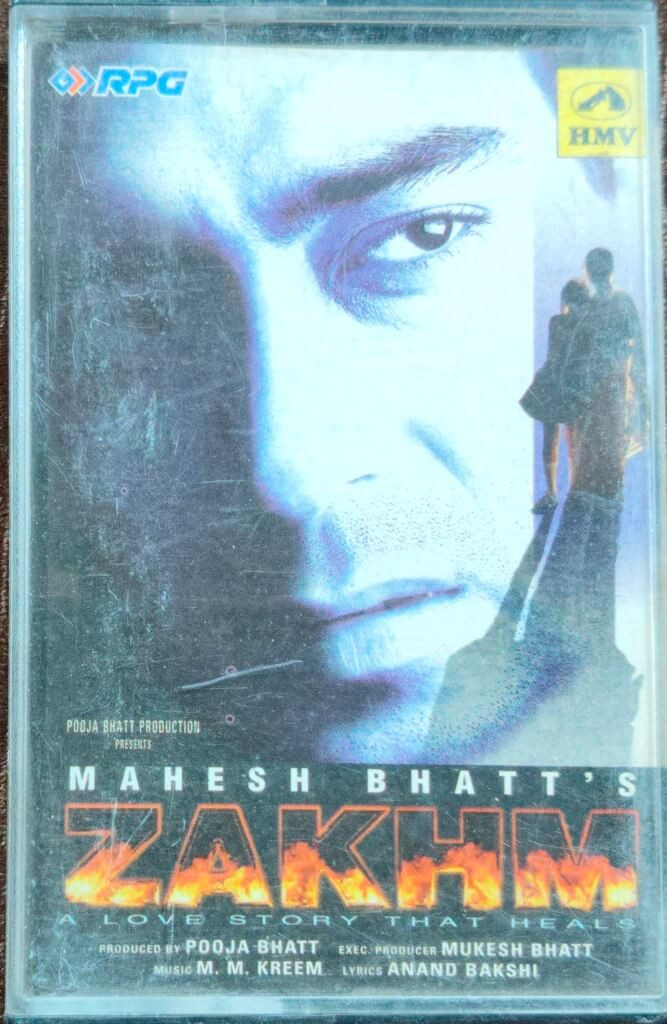 Zakhm - A Love Story That Heals (1998) M.M. Kareem Hindi OST Pre-Owned His Master's Voice – RPG Audio Cassette