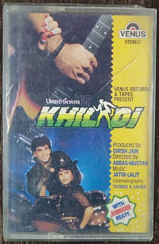 Khiladi (1992) Jatin-Lalit Pre-Owned VENUS Audio Cassette