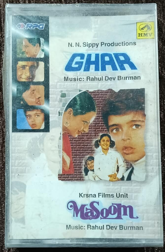 Ghar (1978) R. D. Burman / Masoom (1982) R. D. Burman Pre-Owned HMV, RPG Audio Cassette