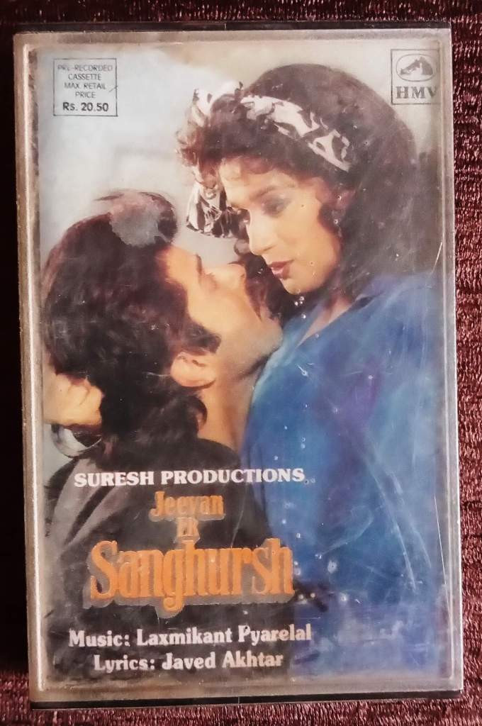 Jeevan Ek Sanghursh (1990) Laxmikant-Pyarelal Pre-Owned HMV Audio Cassette