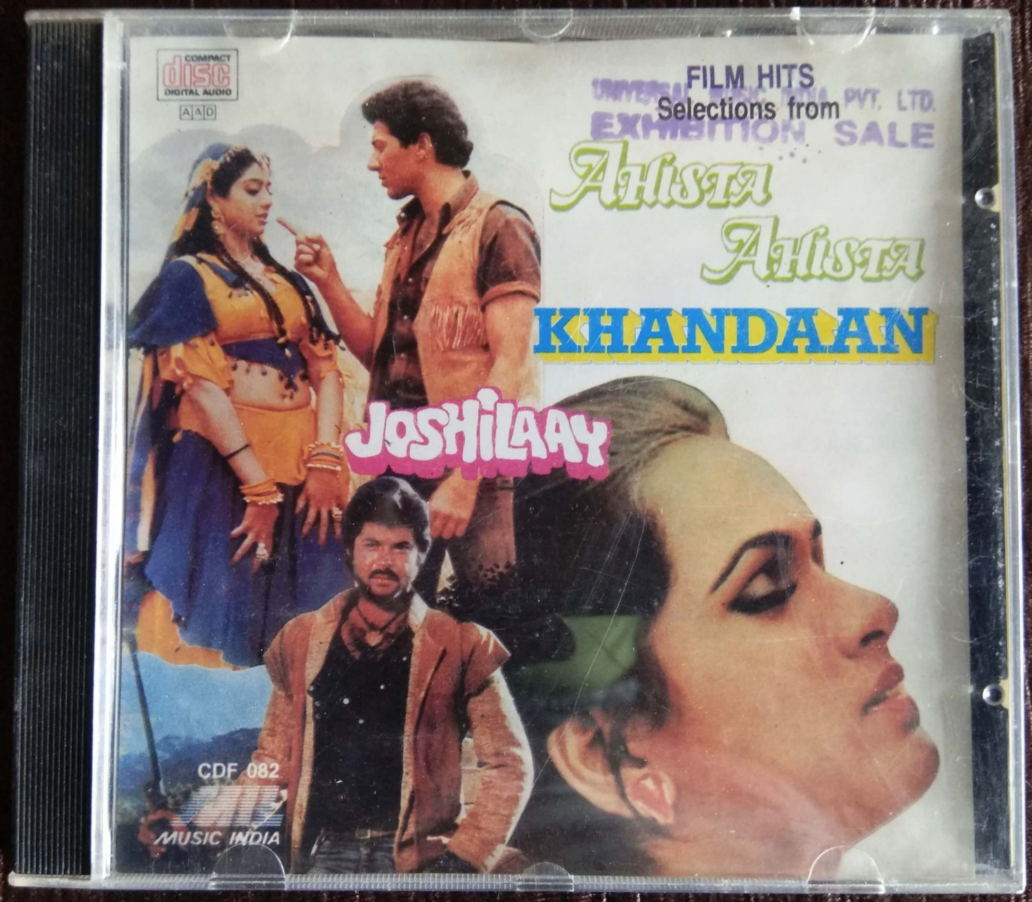 Ahista Ahista - Khandaan - Joshilaay (1981-1979-1989) Khayyam/Khayyam Pre-Owned MIL Audio CD