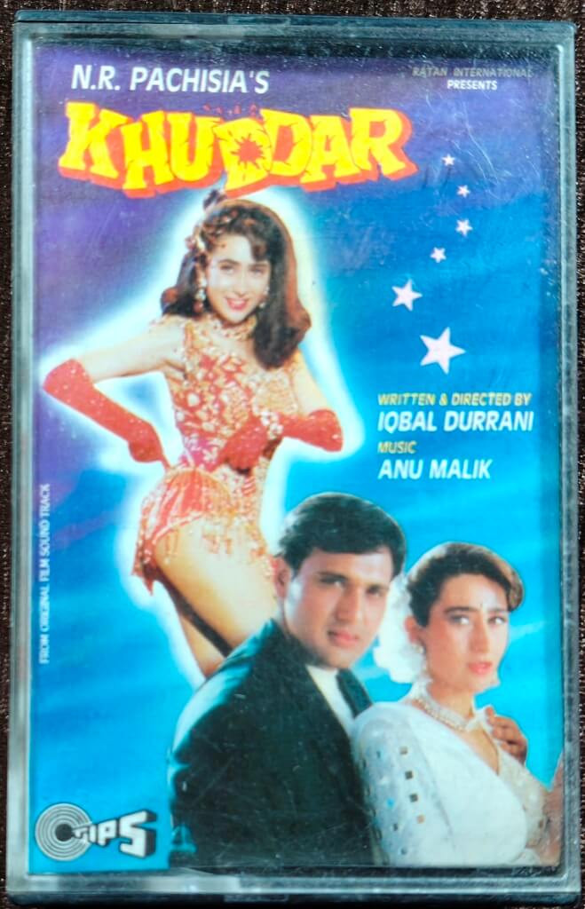 Khuddar (1994) Anu Malik Pre-Owned Tips Audio Cassette