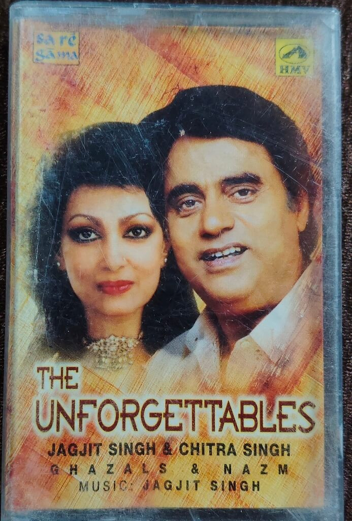 Jagjit Singh & Chitra Singh – The Unforgettables (1977) Jagjit Singh Ghazal Album Pre-Owned Sa Re Ga Ma - HMV Audio Cassette