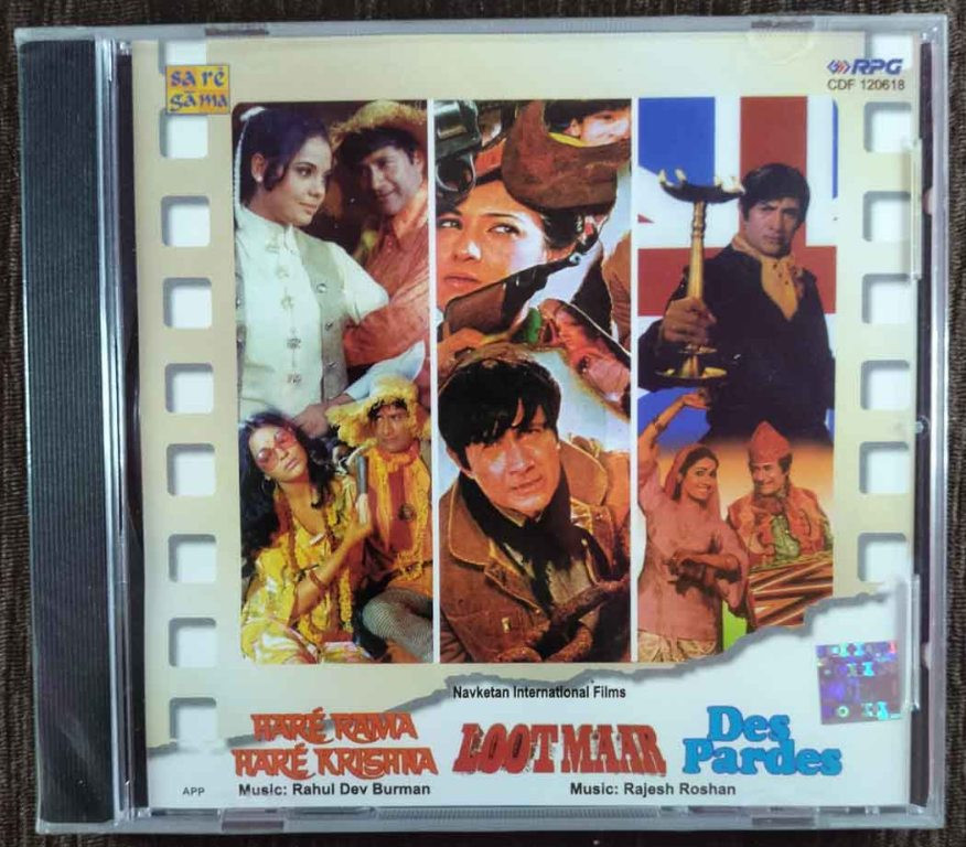 Hare Rama Hare Krishna (1971) Rahul Dev Burman / Lootmaar (1980) Rajesh Roshan / Des Pardes (1978) Rajesh Roshan Pre-Owned Audio CD