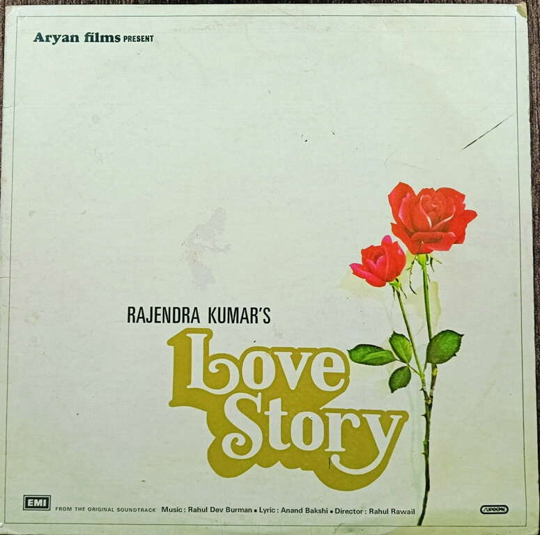 Love Story (1980) R. D. Burman Pre-Owned Vinyl, HMV Gatefold Cover 12" LP Record
