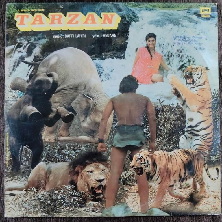 Tarzan (1985) Bappi Lahiri Pre-Owned His Master's Voice Vinyl, 12" LP Record