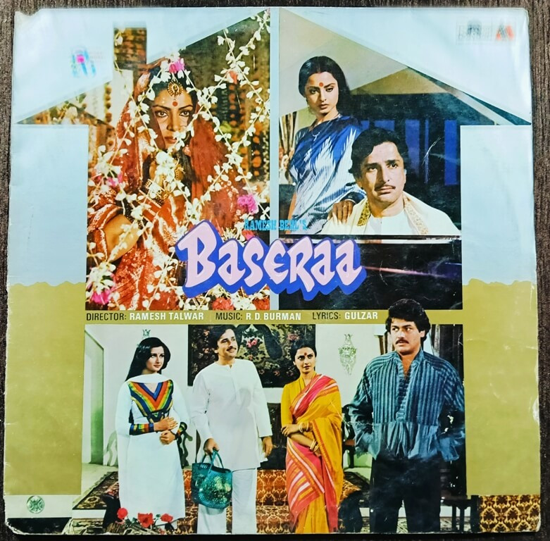 Baseraa (1981) R. D. Burman Pre-Owned Vinyl, Polydor–Sound Track–Music India Gatefold cover 12" LP Record