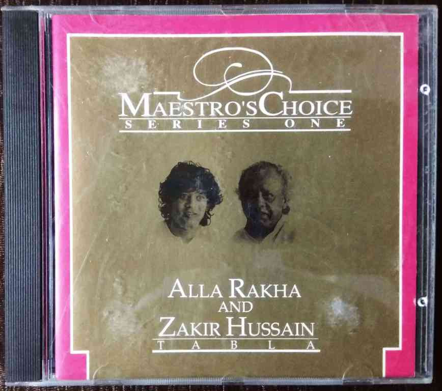 Alla Rakha And Zakir Hussain - Maestro's Choice Series One (1991) Pre-Owned Music Today Audio CD