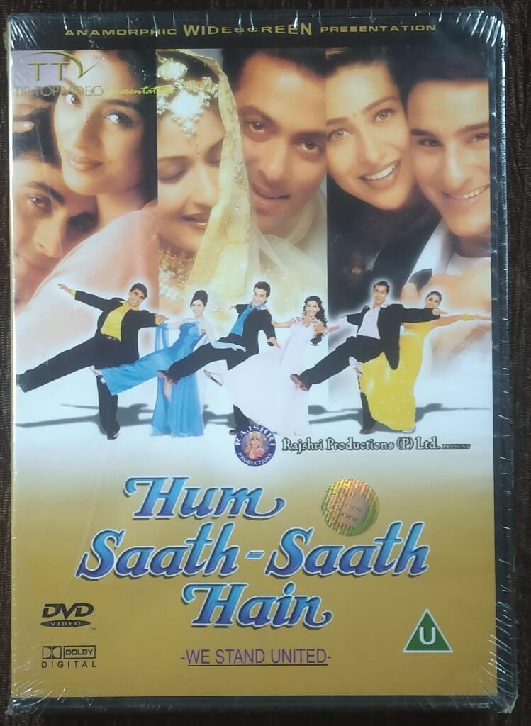 Hum Saath Saath Hain (1999) Sooraj R. Barjatya Pre-Owned TTV Single DVD