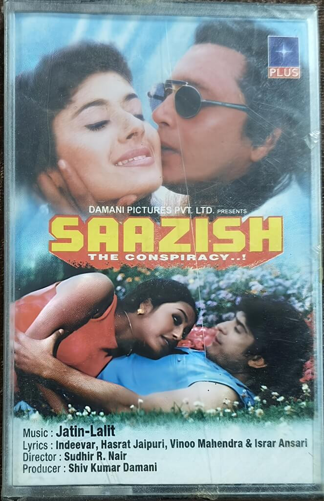 Saazish - The Conspiracy (1997) Jatin-Lalit Pre-Owned Plus Music Audio Cassette