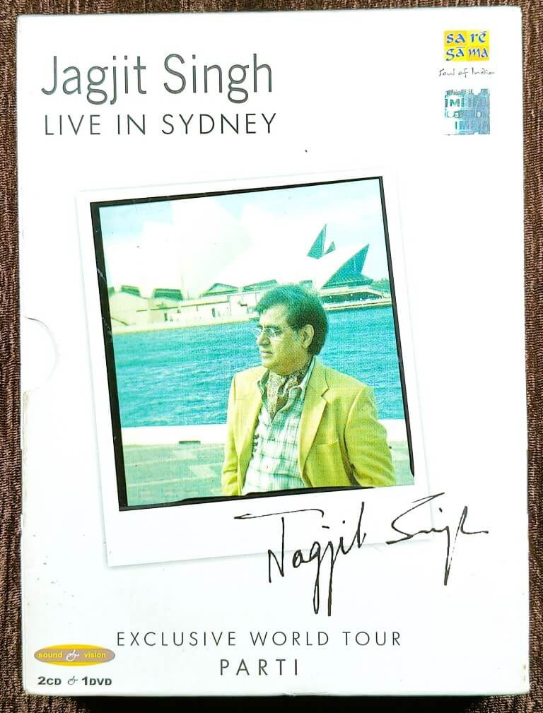 Jagjit Singh - Live In Sydney (2006) Jagjit Singh Pre-Owned Sa Re Ga Ma, RPG Triple Audio CD