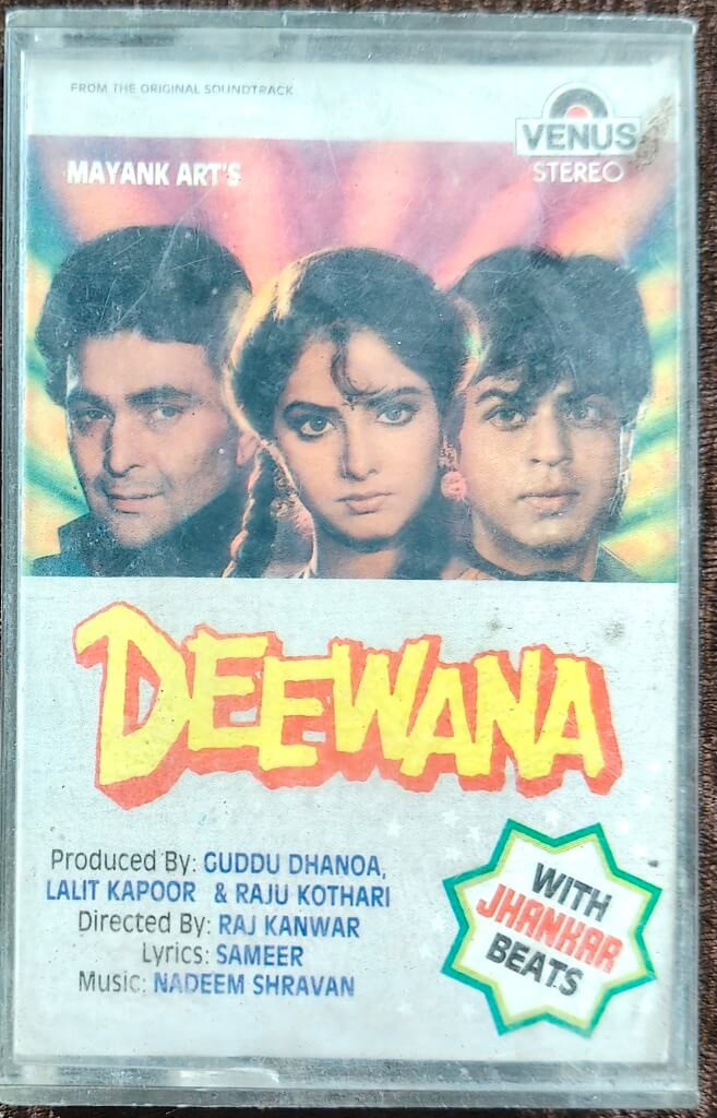Deewana (1992) Nadeem-Shravan (With Jhankar Beats) Pre-Owned Venus Audio Cassette