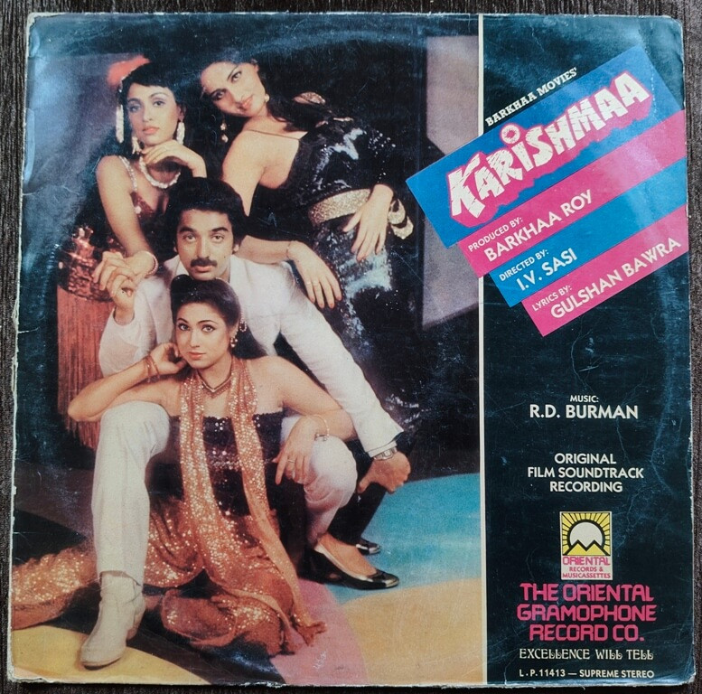 Karishmaa (1983) R.D. Burman Pre-Owned Oriental Records & Music Assettes Vinyl, 12" LP Record