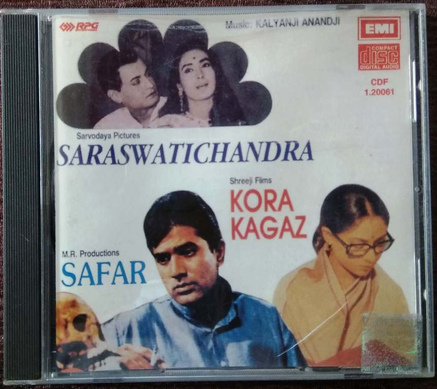 Saraswatichandra (1968) Kalyanji-Anandji / Safar (1970) Kalyanji-Anandji / Kora Kagaz (1974) Kalyanji-Anandji Pre-Owned EMI Imported Audio CD