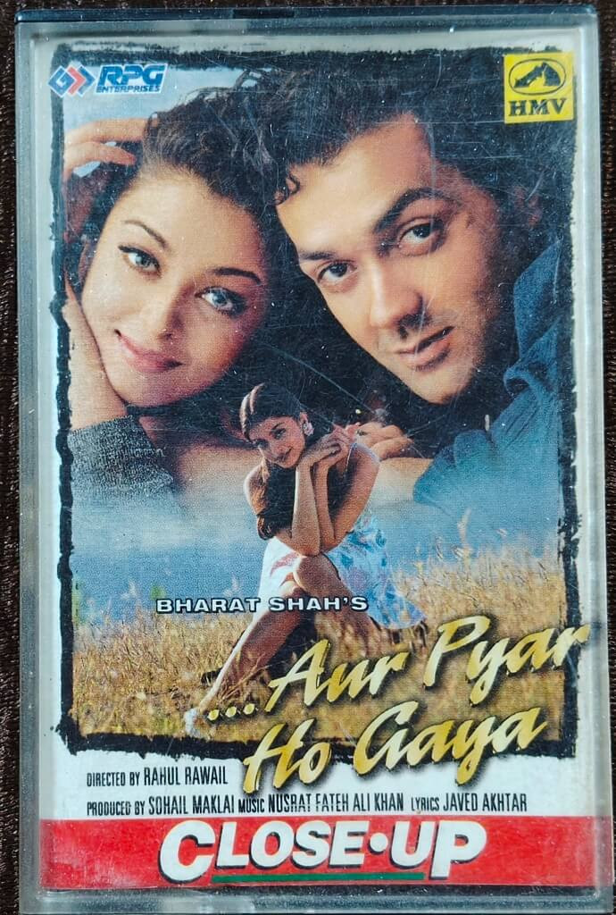 Aur Pyar Ho Gaya (1997) Nusrat Fateh Ali Khan Pre-Owned HMV, RPG Audio Cassette