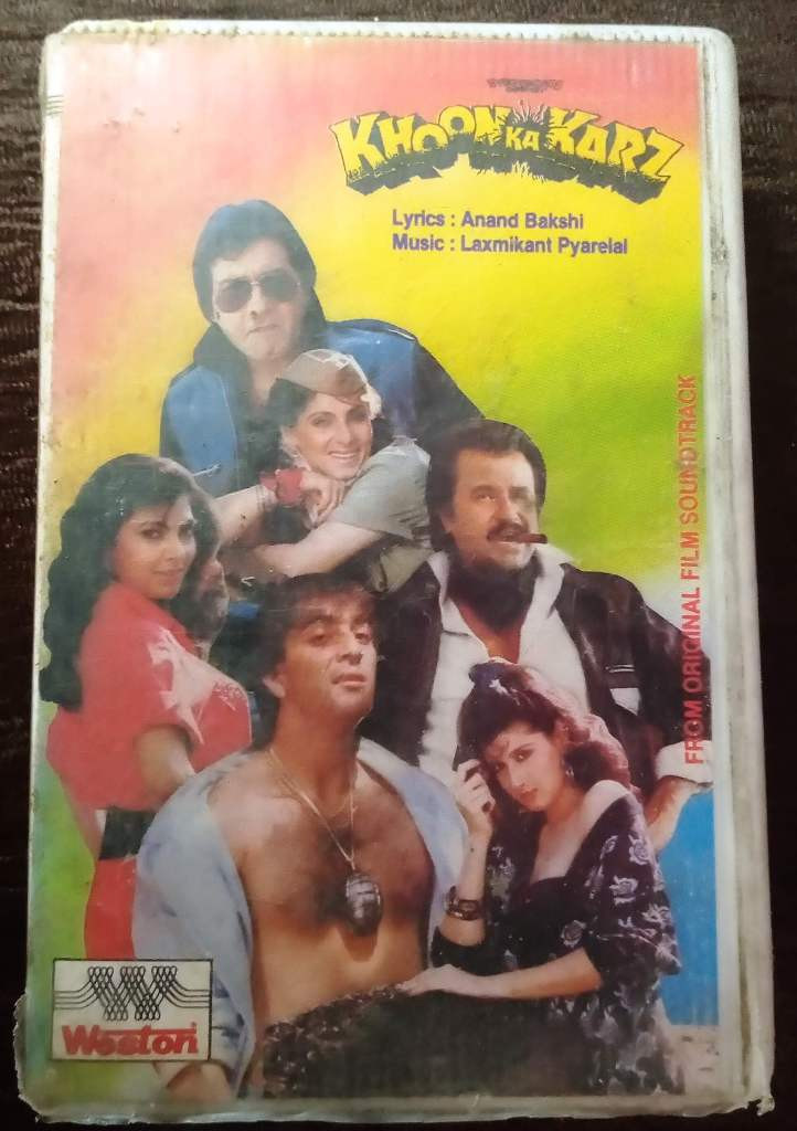 Khoon Ka Karz (1990) Laxmikant-Pyarelal Pre-Owned Weston Audio Cassette