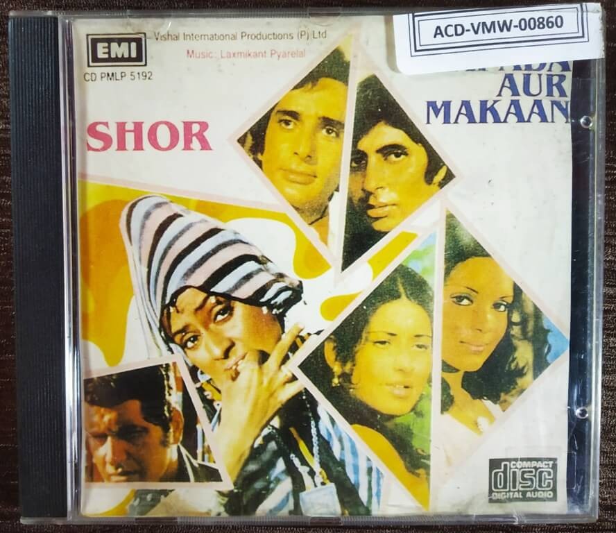 Shor (1972) Laxmikant-Pyarelal / Roti Kapada Aur Makaan (1974) Laxmikant-Pyarelal Pre-Owned EMI Imported Audio CD