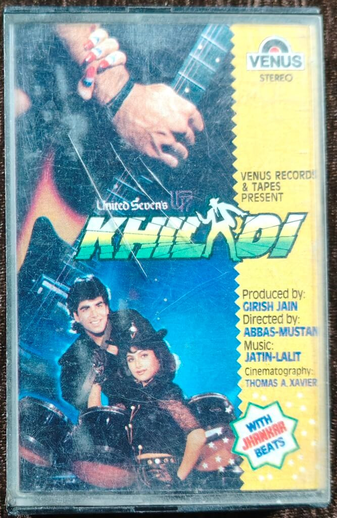 Khiladi (1992) Jatin-Lalit (With Jhankar Beats) Pre-Owned Venus Audio Cassette