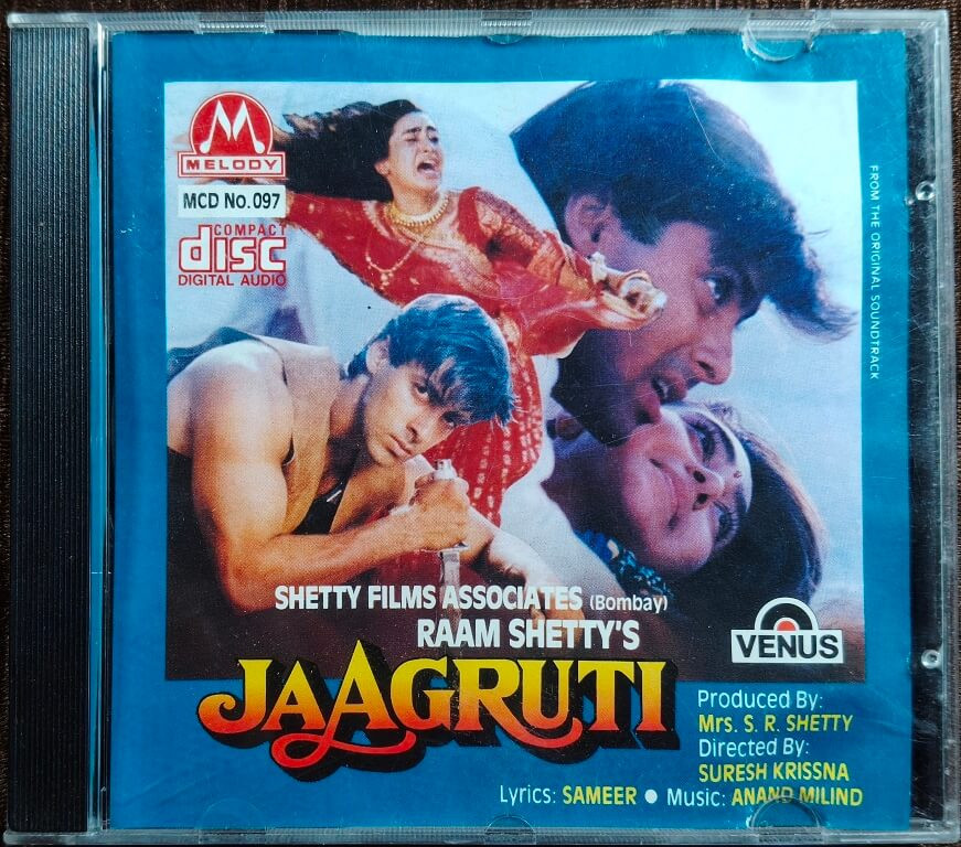 Jaagruti (1992) Anand-Milind Pre-Owned VENUS-Melody Imported Audio CD