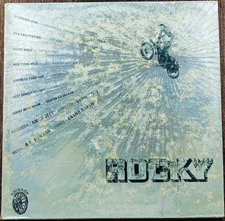 Rocky (1980) R. D. Burman Pre-Owned Vinyl, Nalanda – Polydor Gatefold cover 12" LP Record