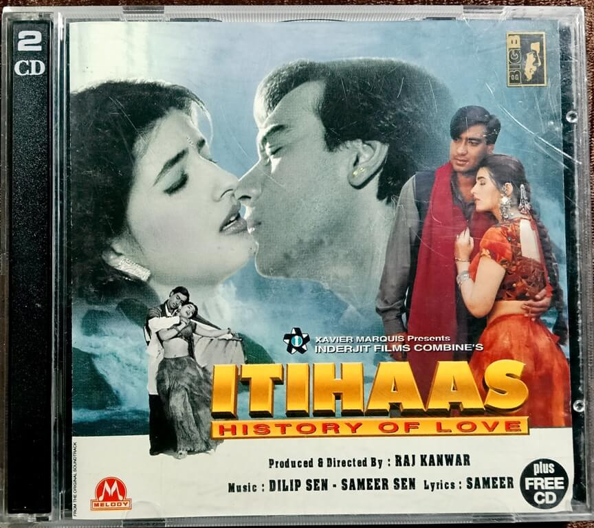 Itihaas (History Of Love) Dilip Sen-Sameer Sen Pre-Owned Big B - Melody, Venus Imported Double Audio CD Set