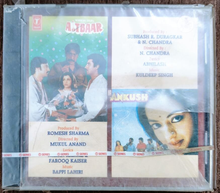 Aitbaar (1985) Bappi Lahiri / Ankush (1986) Kuldip Singh Pre-Owned T-Series Audio CD