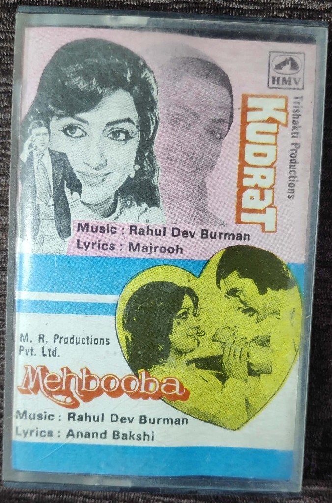 Kudrat (1981) Rahul Dev Burman / Mehbooba (1976) Rahul Dev Burman Pre-Owned HMV, RPG Audio Cassette