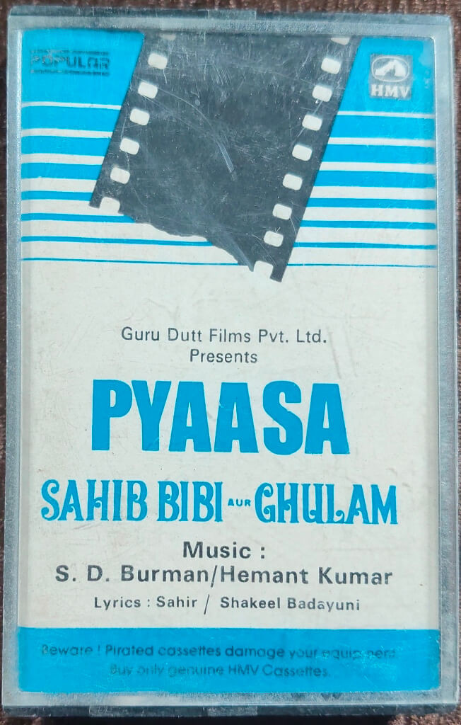 Pyaasa (1957) S.D. Burman / Sahib Bibi Aur Ghulam (1962) Hemant Kumar Pre-Owned His Master's Voice Audio Cassette