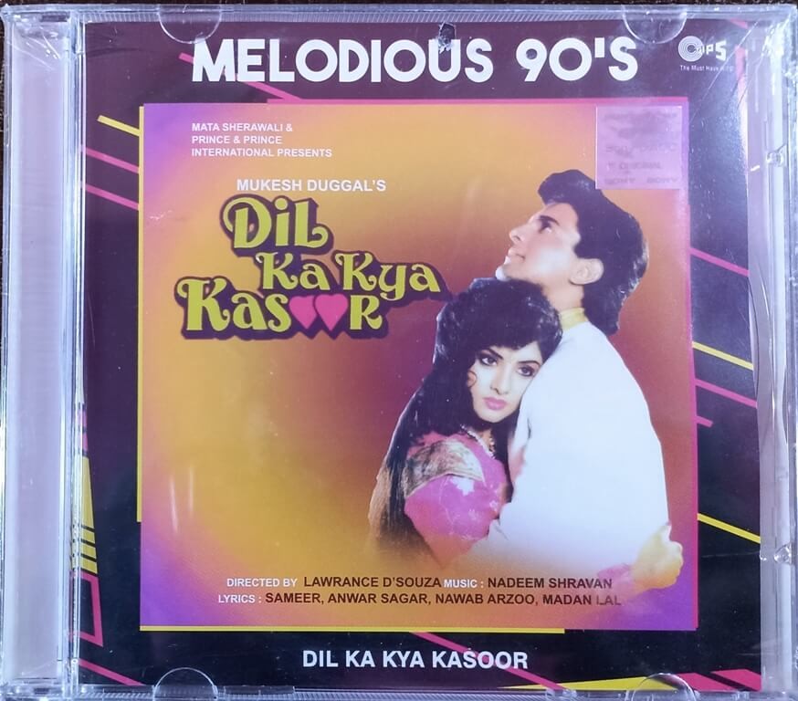 Dil Ka Kya Kasoor (1996) Nadeem-Shravan Pre-Owned Tips - Sony DADC Audio CD