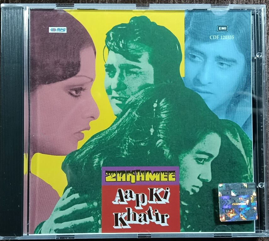 Zakhmee (1975) Bappi Lahiri / Aap Ki Khatir (1976) Bappi Lahiri Pre-Owned EMI – RPG Enterprises Imported Audio CD