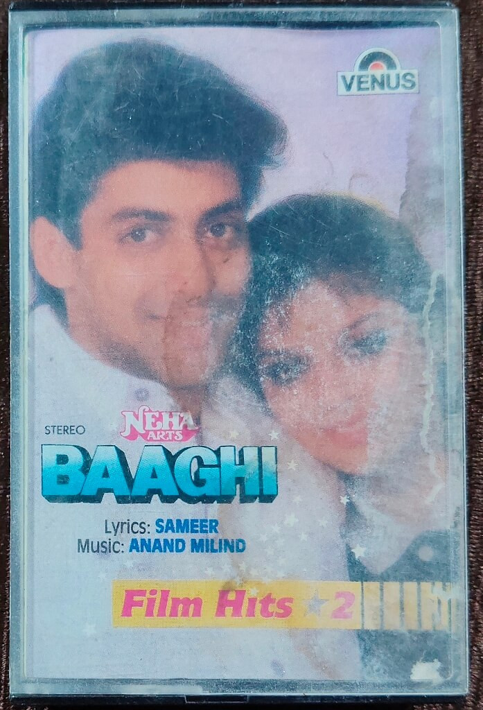 Baaghi (1991) Anand-Milind Pre-Owned Venus Audio Cassette