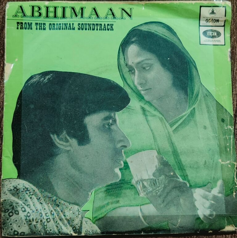 Abhimaan (1973) S. D. Burman Pre-Owned Vinyl, 7" Odeon EP Record