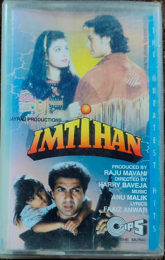 Imtihan (2000) Anu Malik Pre-Owned Tips Audio Cassette