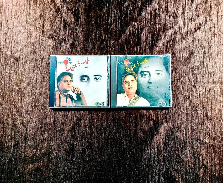 Jagjit Singh – Visions (1991) Composed by Jagjit Singh Vol.1 & Vol. 2 Ghazal Album Pre-Owned Tips-Serengeti Sirocco Imported Double Audio CD Set