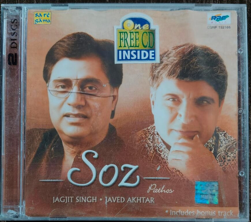 Jagjit Singh – Soz (Pathos) (2001) Jagjit Singh Pre-Owned Sa Re Ga Ma, RPG Double Audio CD Set