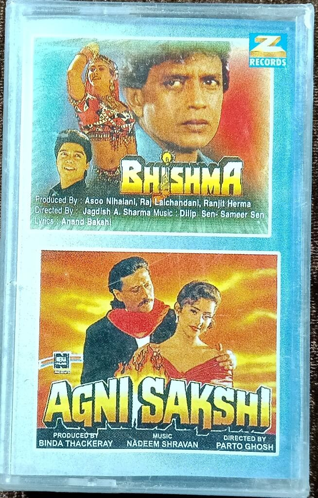 Bhishma (1996) Dilip Sen - Sameer Sen – Agni Sakshi (1996) Nadeem-Shravan Pre-Owned Zee Records Audio Cassette