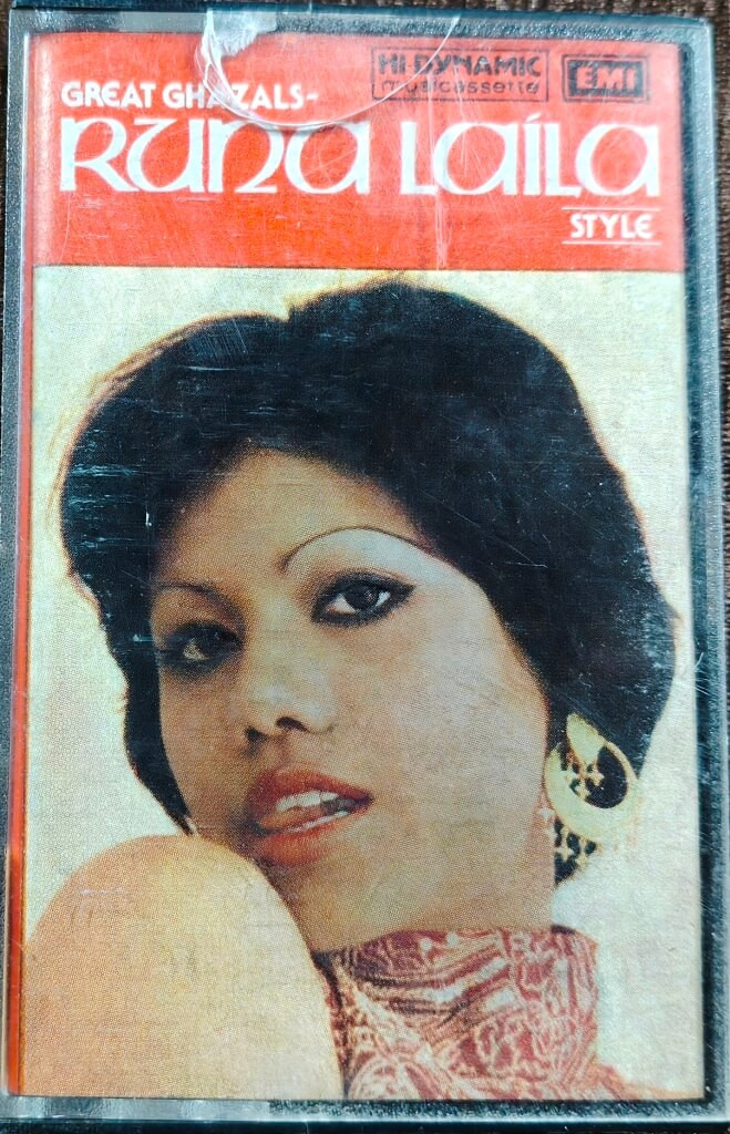 Runa Laila – Great Ghazals- Runa Laila Style "Passions" (1981) Music By Pandit Ghulam Qadir Pre-Owned EMI Audio Cassette