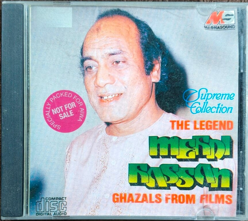 Mehdi Hassan – The Legend: Ghazals From Films (1994) Mehdi Hassan Pre–Owned Magnasound Audio CD