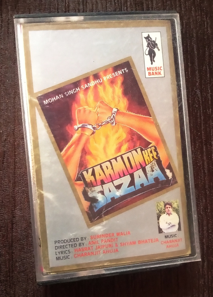 Karmon Kee Sazaa (1992) Charanjit Ahuja Pre-Owned Music Bank Audio Cassette