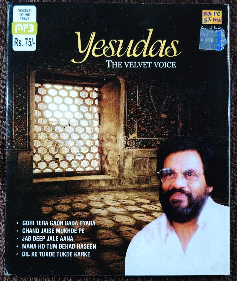 Yesudas - The Velvet Voice (2009) Compilation Pre-Owned Sa Re Ga Ma, RPG Mp3 CD