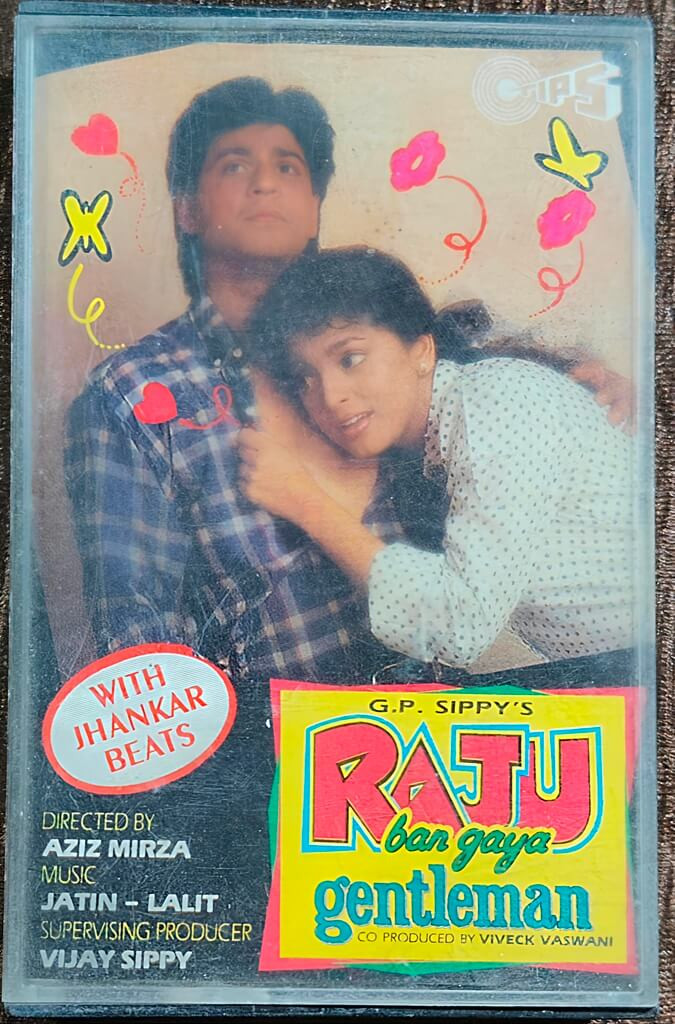 Raju Ban Gaya Gentleman (1992) Jatin-Lalit (With Jhankar Beats) Pre-Owned Tips Audio Cassette