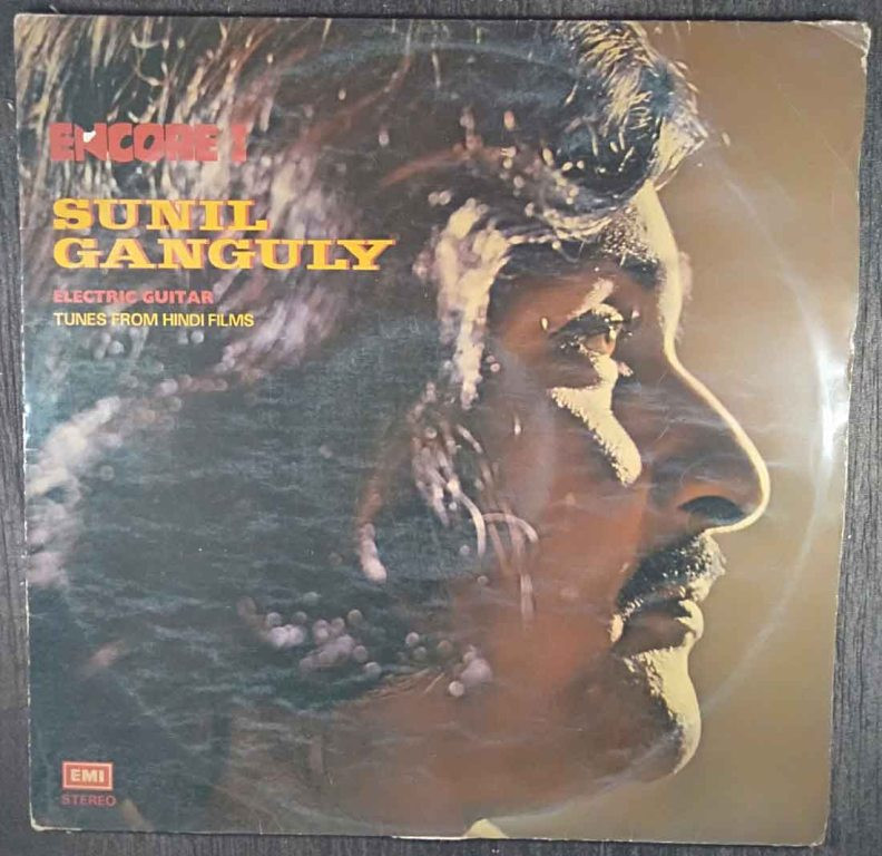 Sunil Ganguly – Encore! Electric Guitar Tunes From Hindi Films (1978) Sunil Ganguly Pre-Owned Vinyl, 12" LP Record