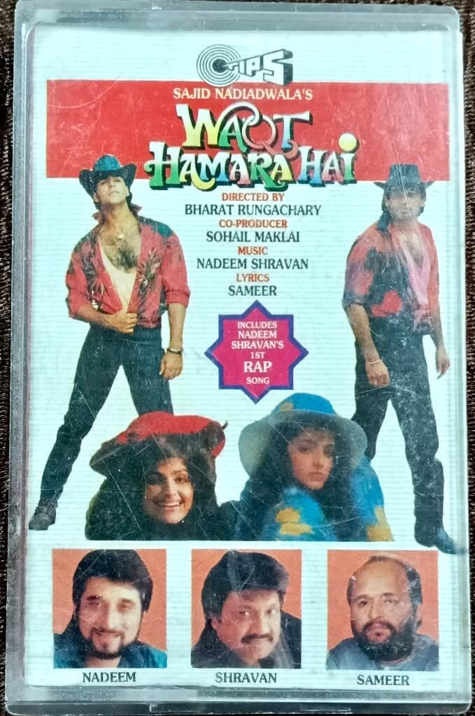 Waqt Hamara Hai (1992) Nadeem Shravan Pre-Owned Tips Audio Cassette