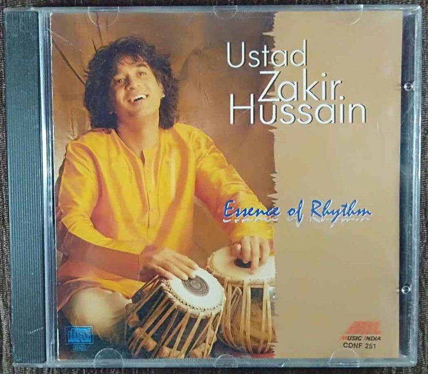 Ustad Zakir Hussain – Essence Of Rhythm (1995) Ustad Sultan Khan Pre-Owned Music India Audio CD