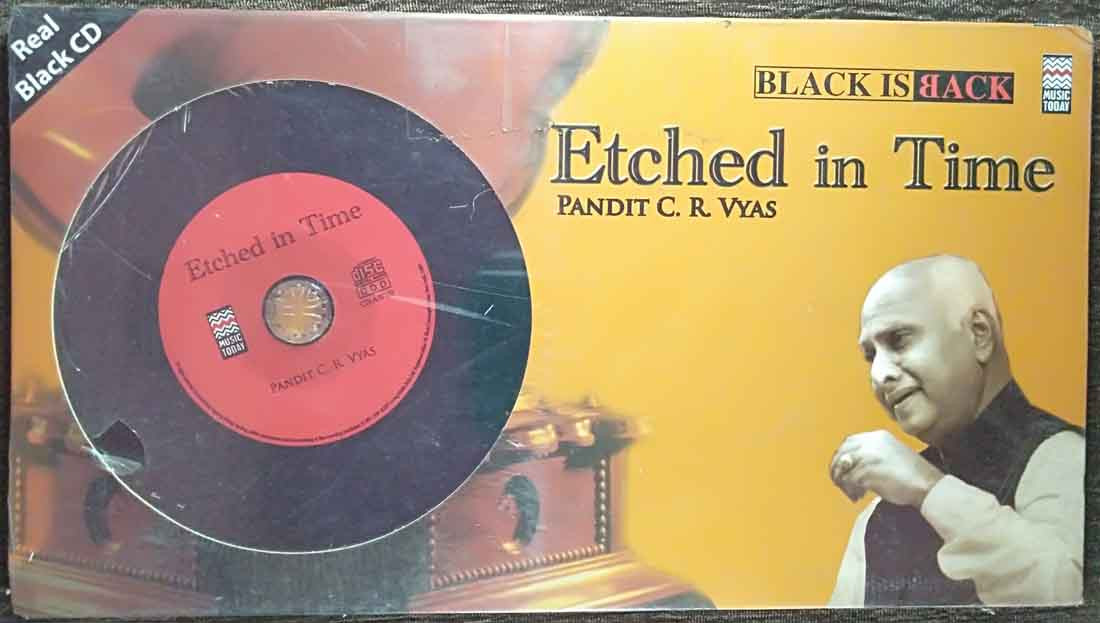 Pandit C.R. Vyas - Etched In Time (1997) Indian Classical Pre-Owned Music Today Black Audio CD