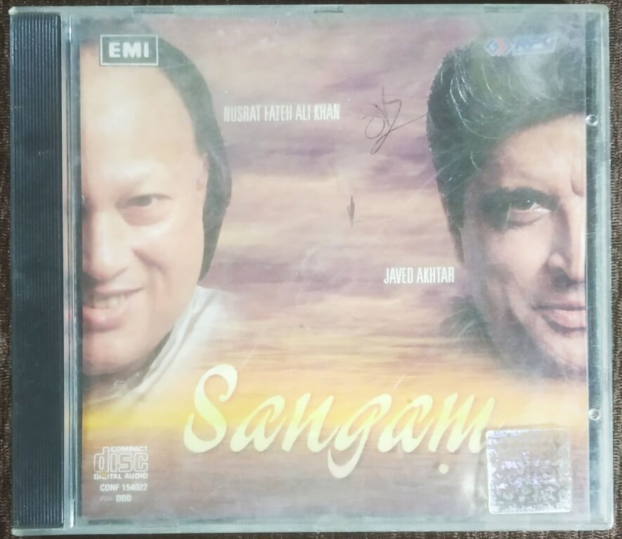Nusrat Fateh Ali Khan & Javed Akhtar – Sangam (1996) Nusrat Fateh Ali Khan Pre-Owned EMI, RPG Audio CD