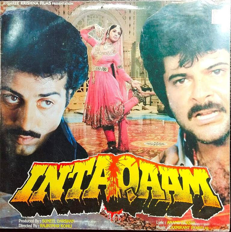 Intaqaam (1988) Laxmikant-Pyarelal Pre-Owned Vinyl, T-Series 12" LP Record